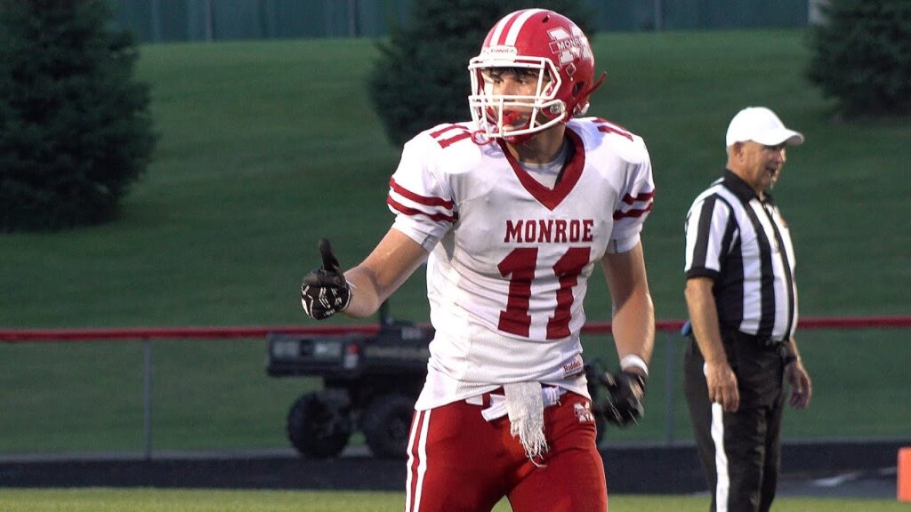 wisconsin commit jt seagreaves monroe week 2 highlights