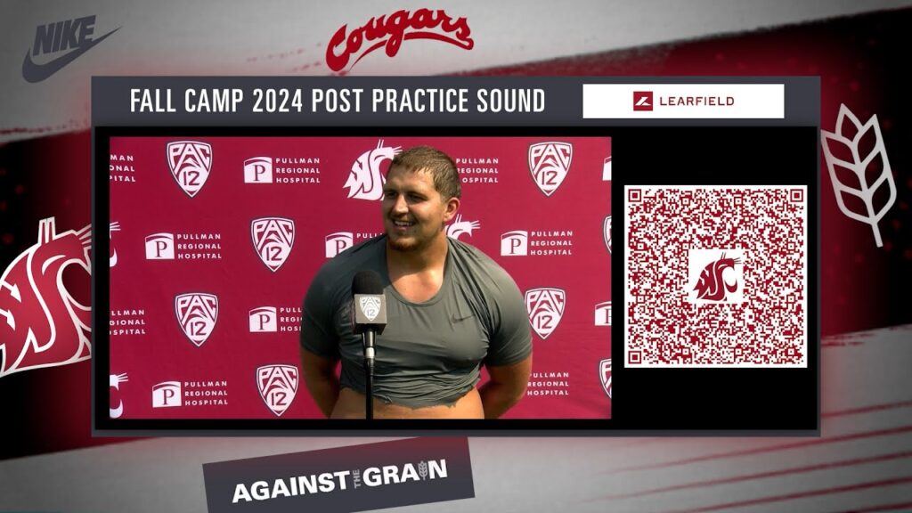 wsu football you gotta be mean as a motherflipper ol devin kylany after fall camp 8 2 24
