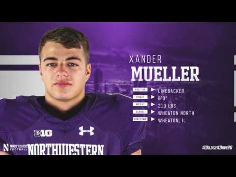 xander mueller northwestern signing day dec 18 2019