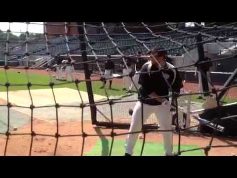 zach white wake forest batting practice