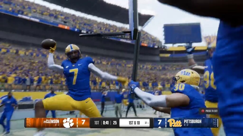 24 clemson tigers 6 3 vs pittsburgh panthers 6 3 november 16 2024