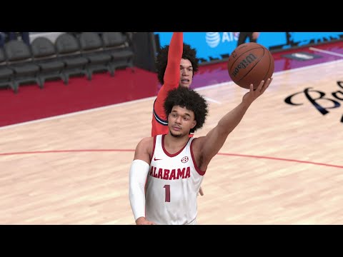 alabama vs illinois ncaa basketball 11 20 full game highlights nba 2k25 sim