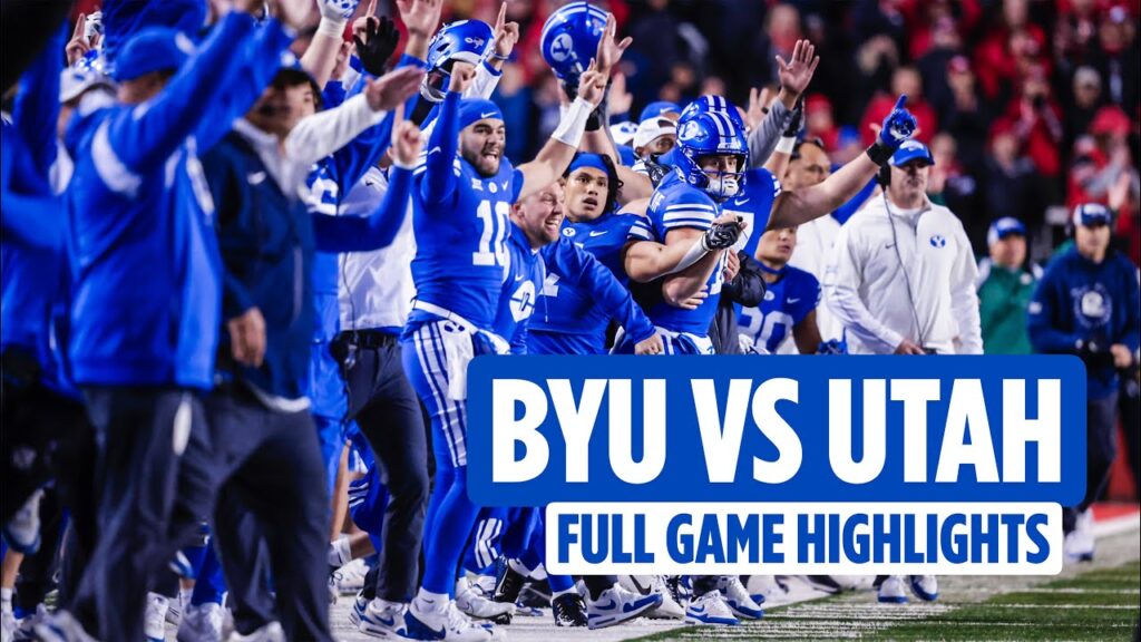 byu vs utah full game highlights november 9 2024 byu football