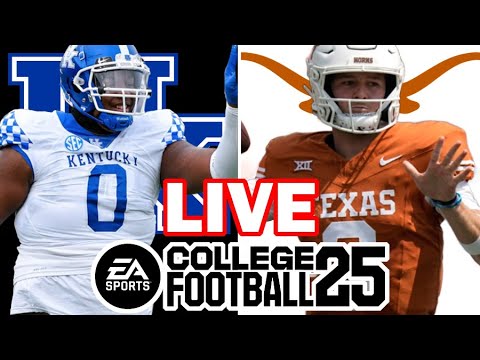 kentucky at texas 11 23 24 simulation ea college football 25