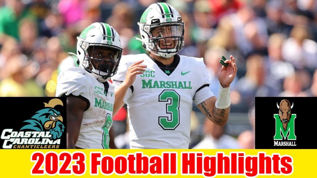 marshall vs coastal carolina full game highlights hd ncaaf week 9 college football 2023