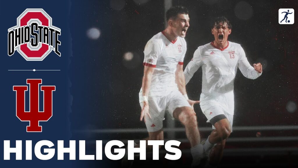 ohio state vs indiana ncaa college soccer highlights september 27 2024