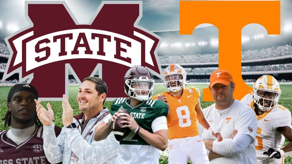 tennessee volunteers v mississippi state bulldogs week 11 2024 sec matchup college football 25