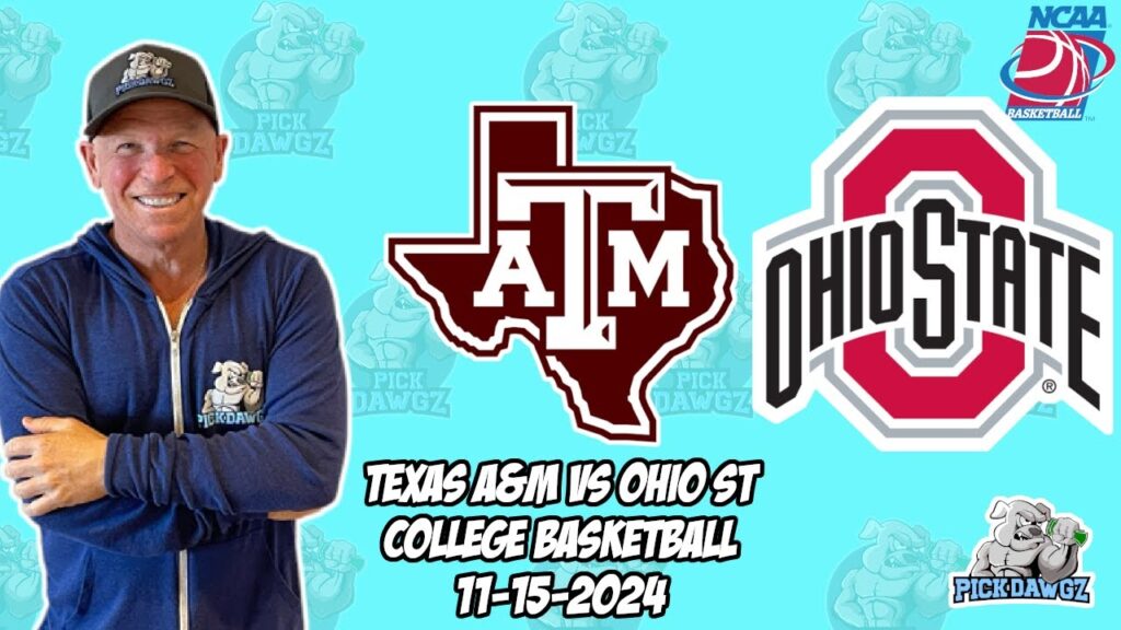 texas am vs ohio state 11 15 24 free college basketball picks and predictions ncaab pick