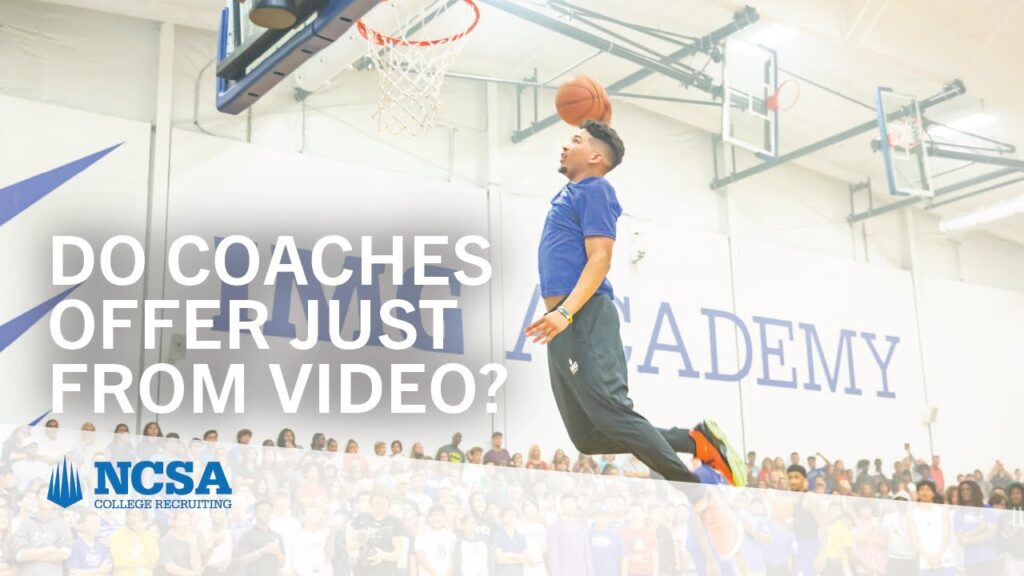 can a college coach make an offer just from a recruits video