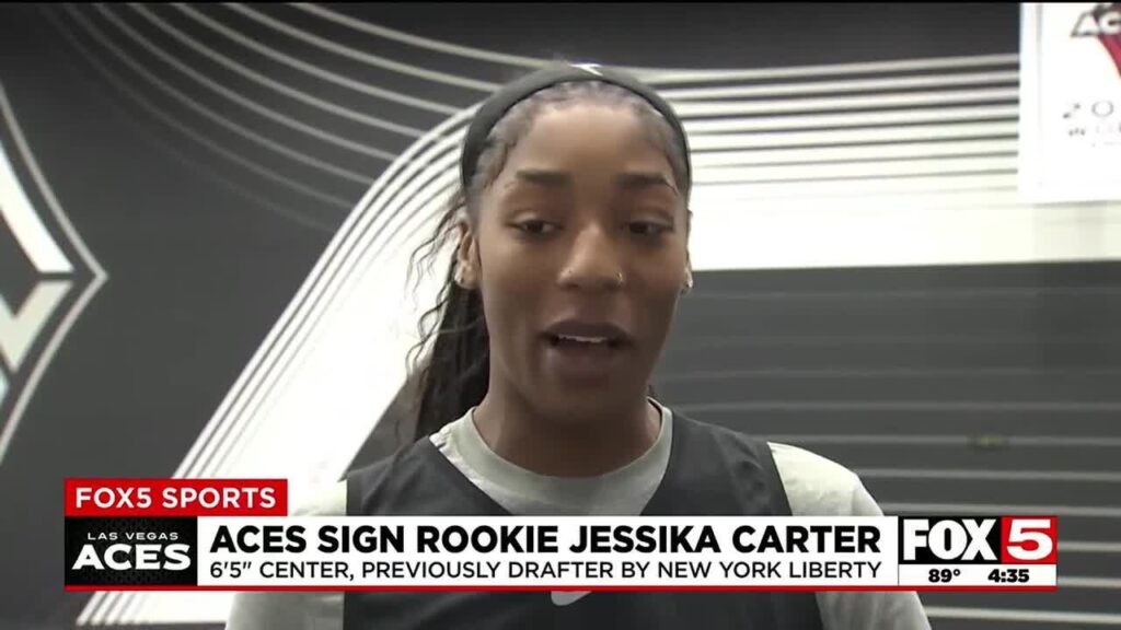 aces sign rookie jessika carter
