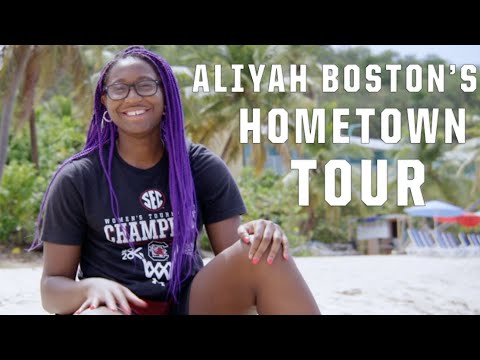aliyah bostons upbringing and decision to leave the virgin islands to pursue her basketball career