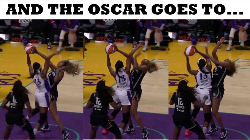 biggest flop ever didi richards fakes she was elbowed but was not even touched gets the call