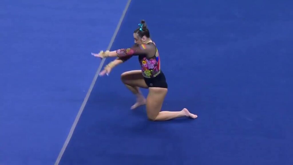 karlie chavez 9 875 floor oregon state vs sjsu 1 17 25