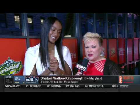 shatori walker kimbrough wnba draft 2017