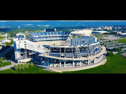 penn state university campus drone tour 2017