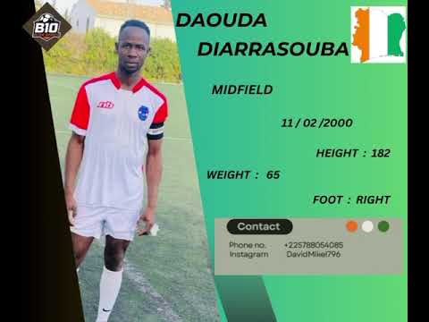 daouda diarrasouba defensive midfielder highlights 2024 2025