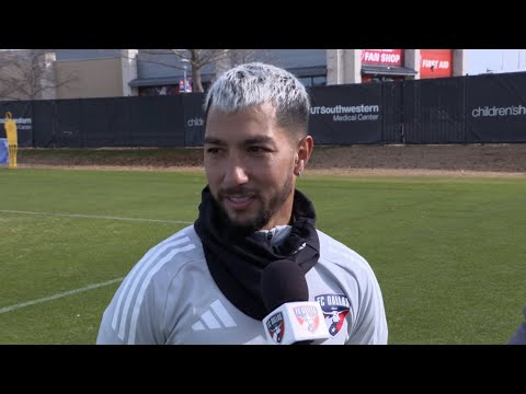 fc dallas midfielder luciano lucho acosta talks about joining the club 1st training session