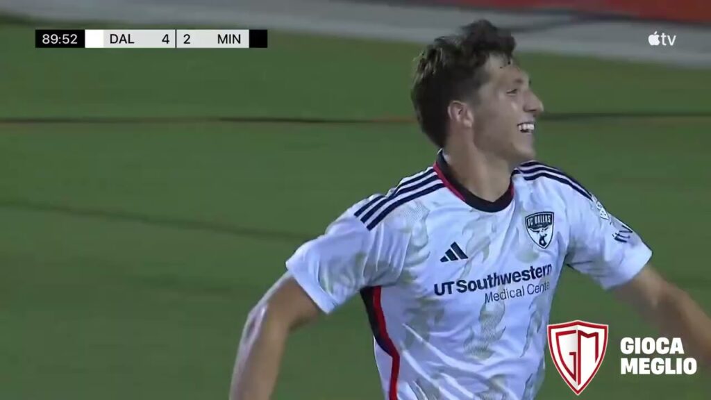 logan farrington gol y asistencia fc dallas 5 2 minnesota mls 204 analysis gioca meglio